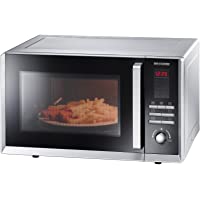 Severin MW 9675 - Microondas con grill y convección- 800 W- 10 programas de cocción automáticos- color plata- 11 L